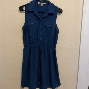 Navy Blue Tank Mini Dress